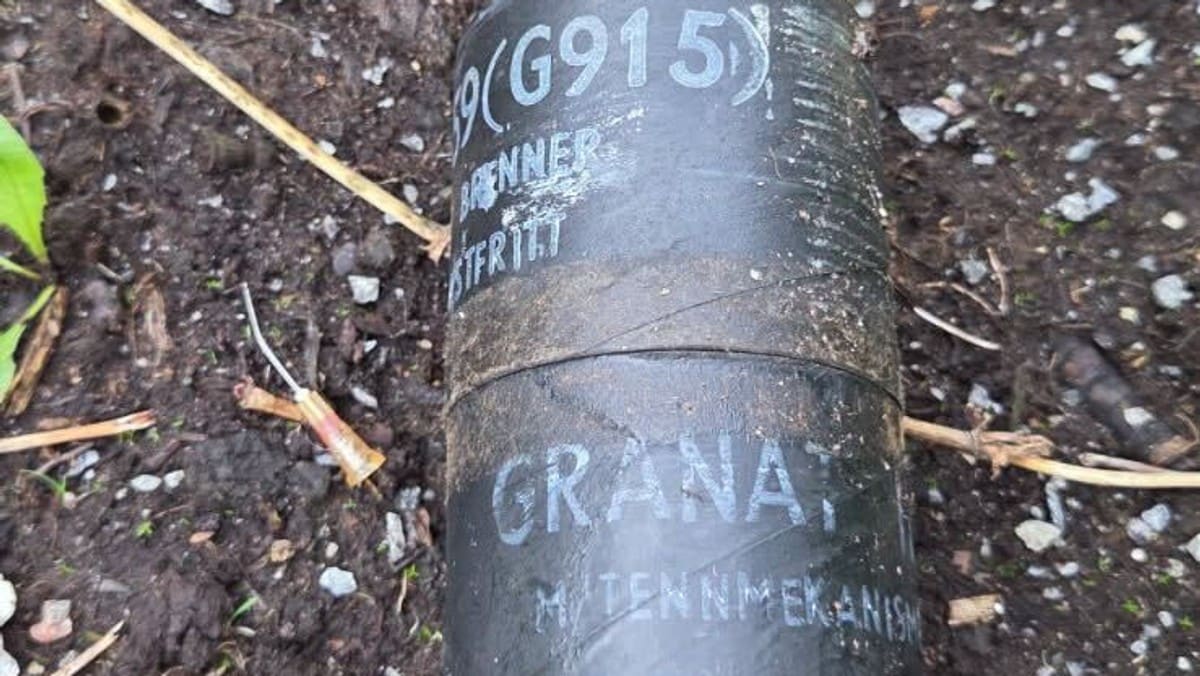 Politiet bekrefter: Funn i Stavanger var øvingsgranat