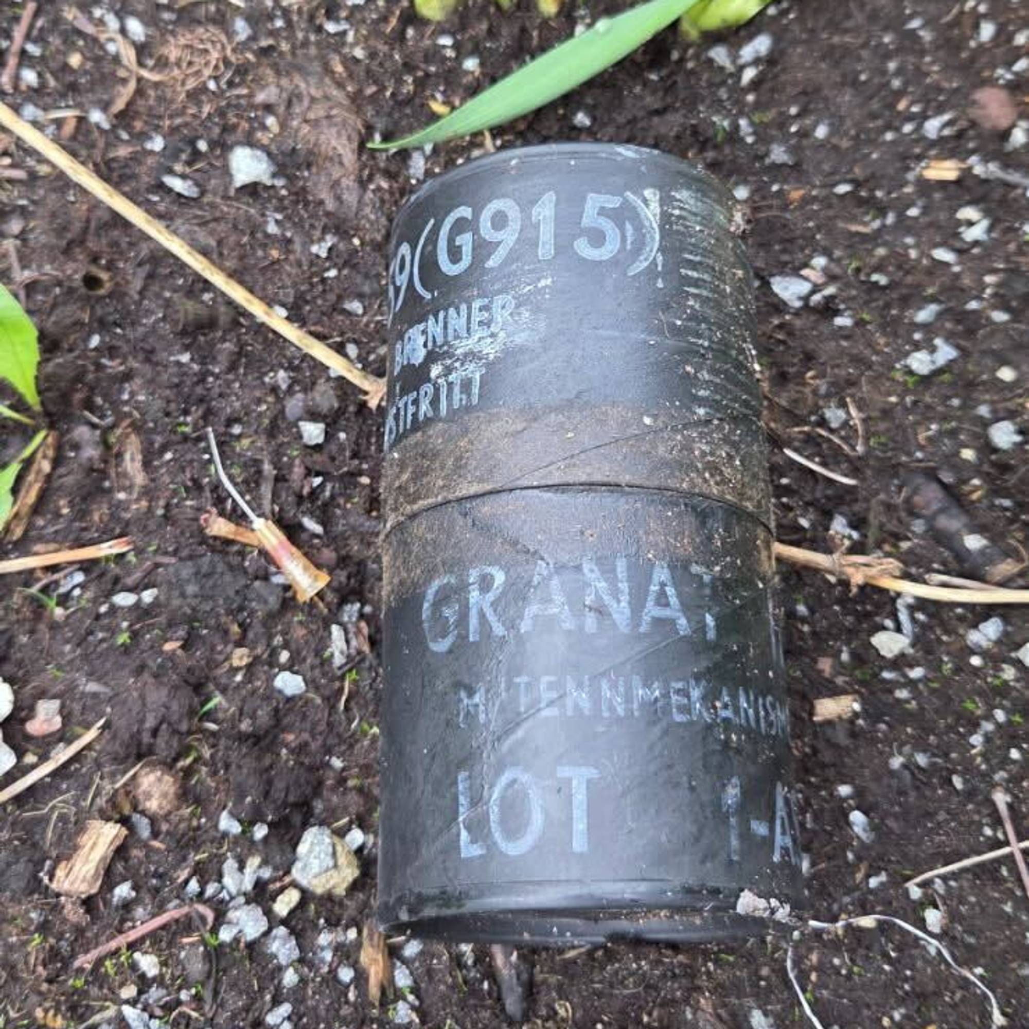 Granat funnet i Stavanger