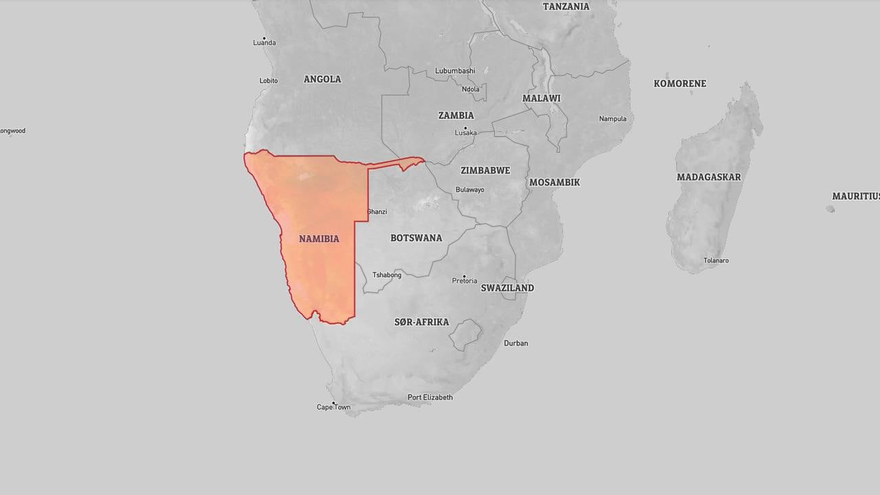 Namibia-kart.