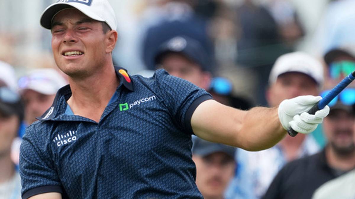 Dobbeltbogey ødela for Viktor Hovland etter sterk start på 2. runde i US Open