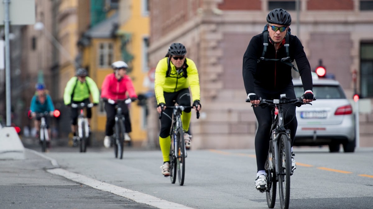 Syklister kan sykle flere i bredden