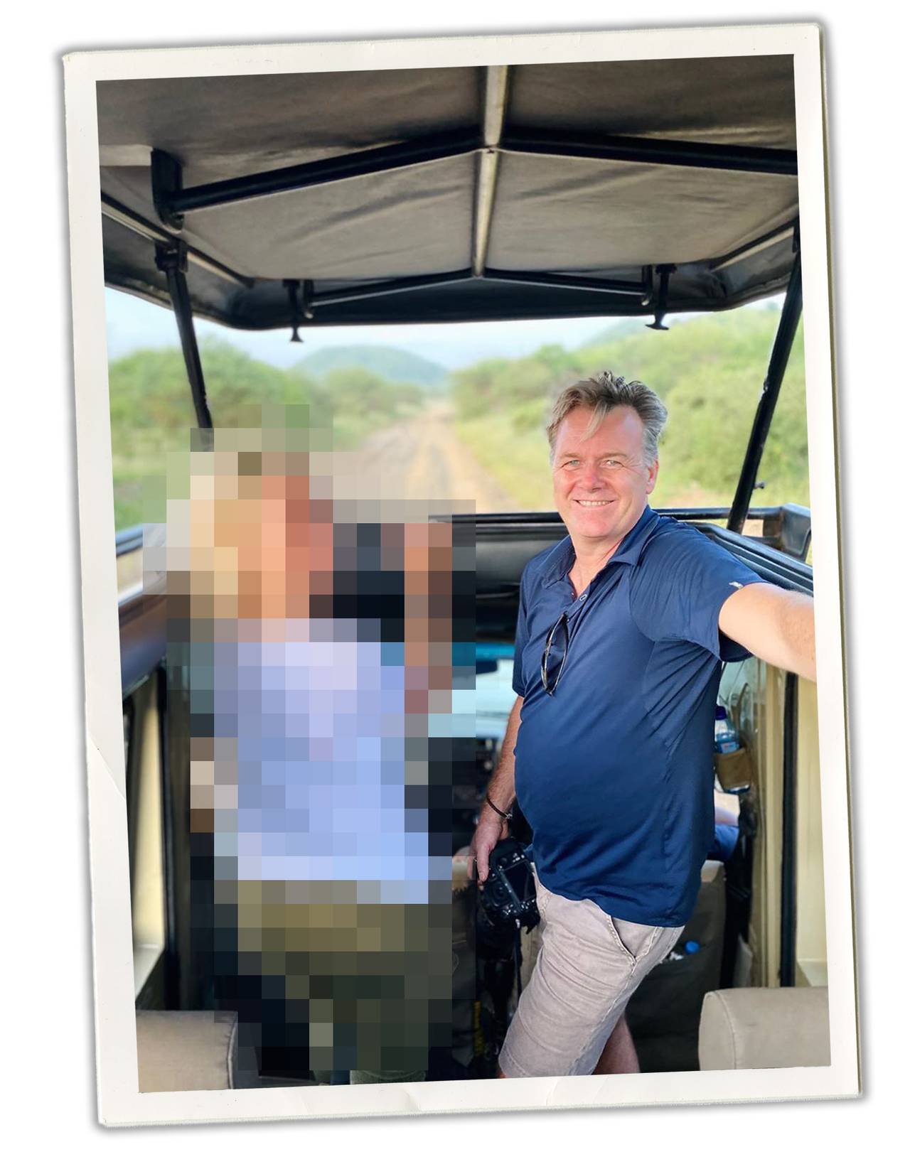 Jan Helge på safari