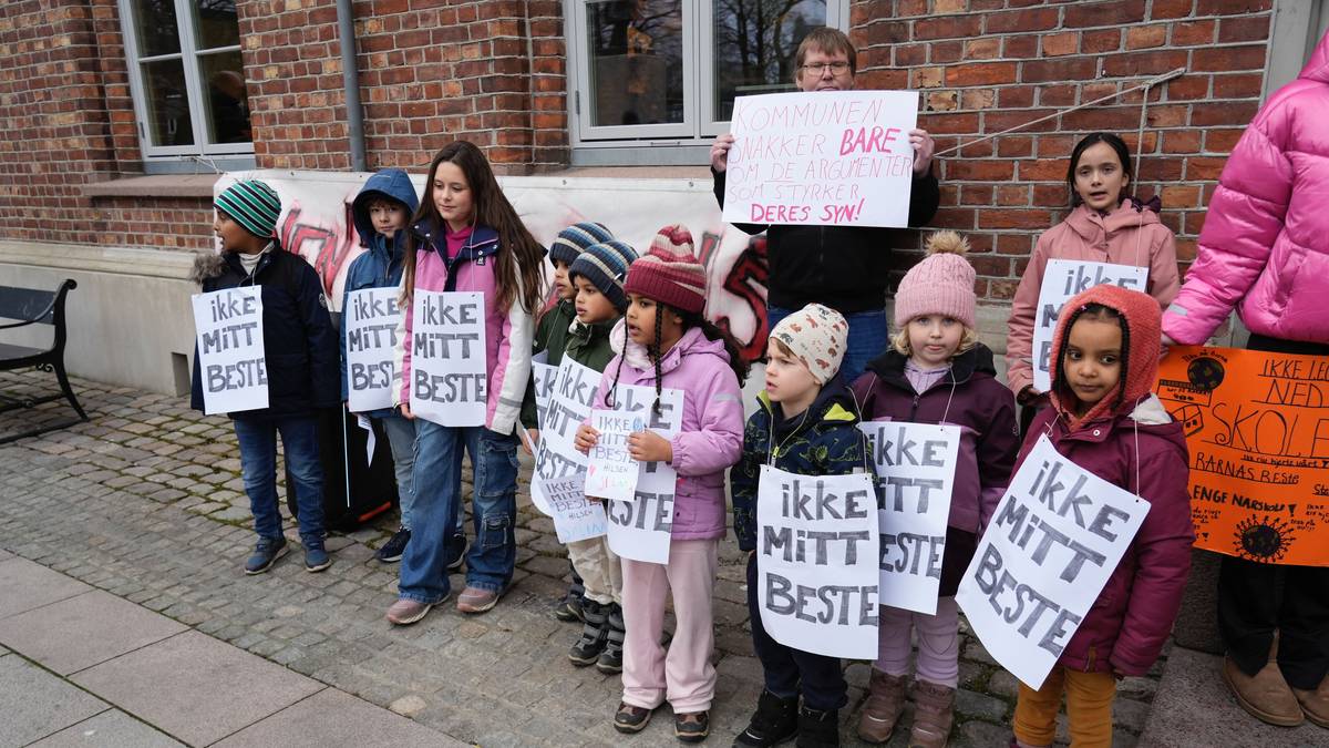 Demonstrasjon før skoleskjebner