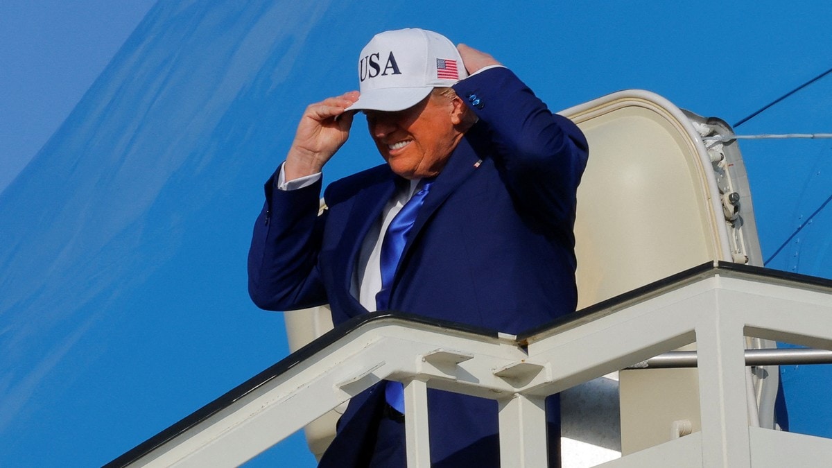 Donald Trump har landet i Nederland