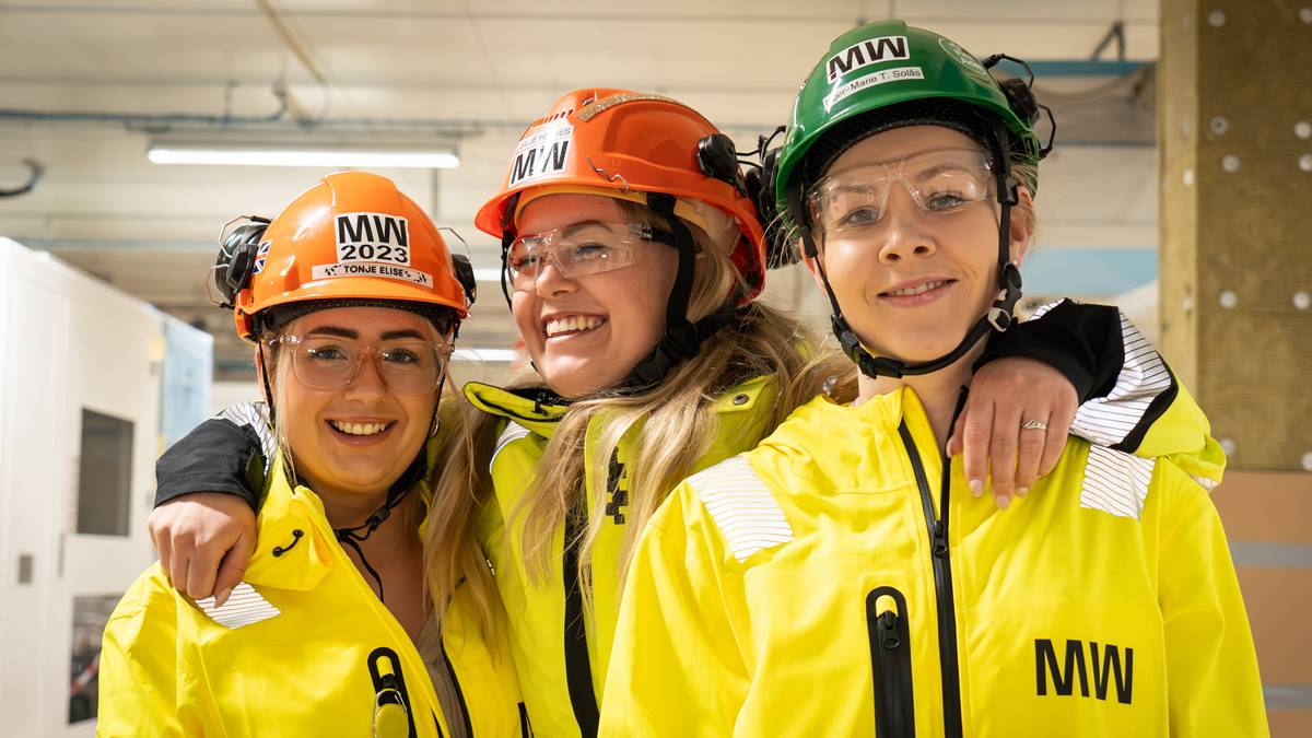 Photo: Eirik Damsgaard Mannsdominert bransje - her er 40 prosent kvinner