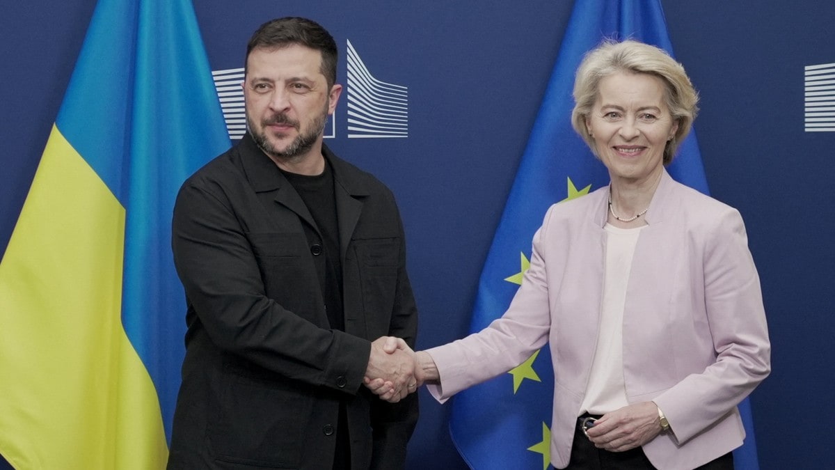 NRK nyheter: EU lover Ukraina støtte før møte om fredsavtale