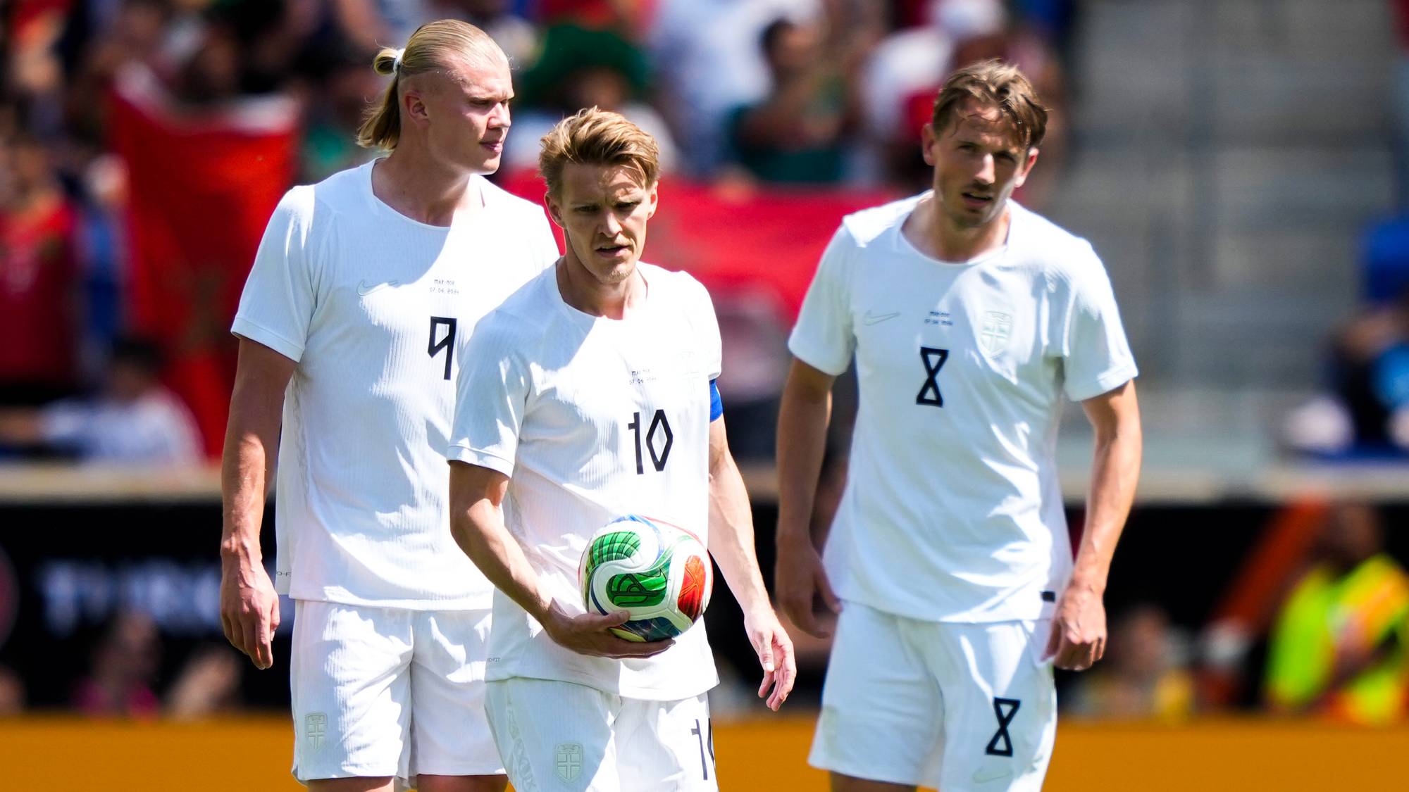 Erling Braut Haaland, Martin Ødegaard og Sander Berge