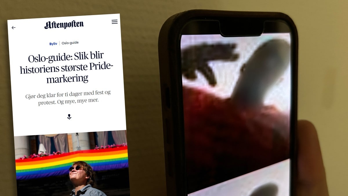 Medsiktet i videoklipp før angrepet: Snakket om homofile med hånden formet som pistol