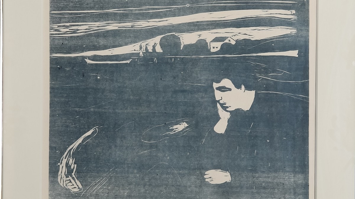 Sjeldent Munch-tresnitt funnet i England