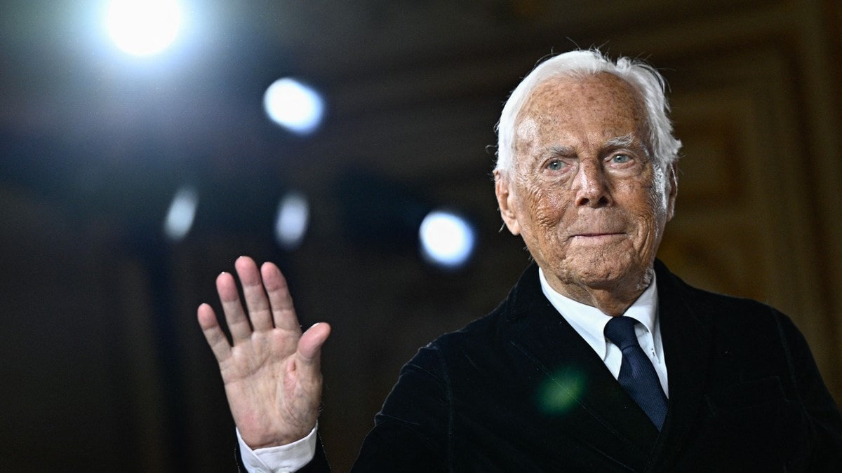 Motedesigneren Giorgio Armani er død