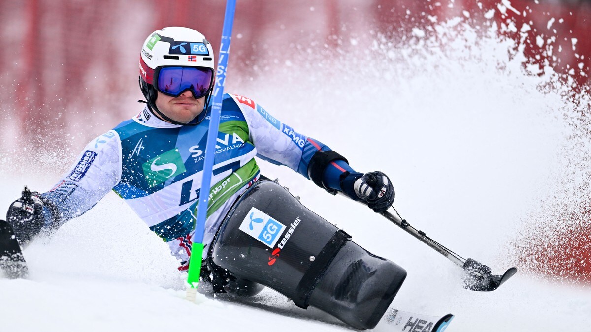 Jesper Saltvik Pedersen tok vinterens første slalåmseier
