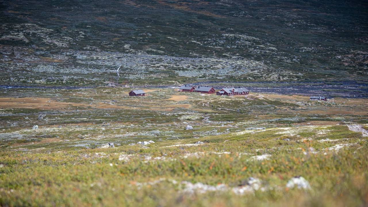 Heinseter private turisthytte i Hardangervidda Nasjonalpark, Uvd