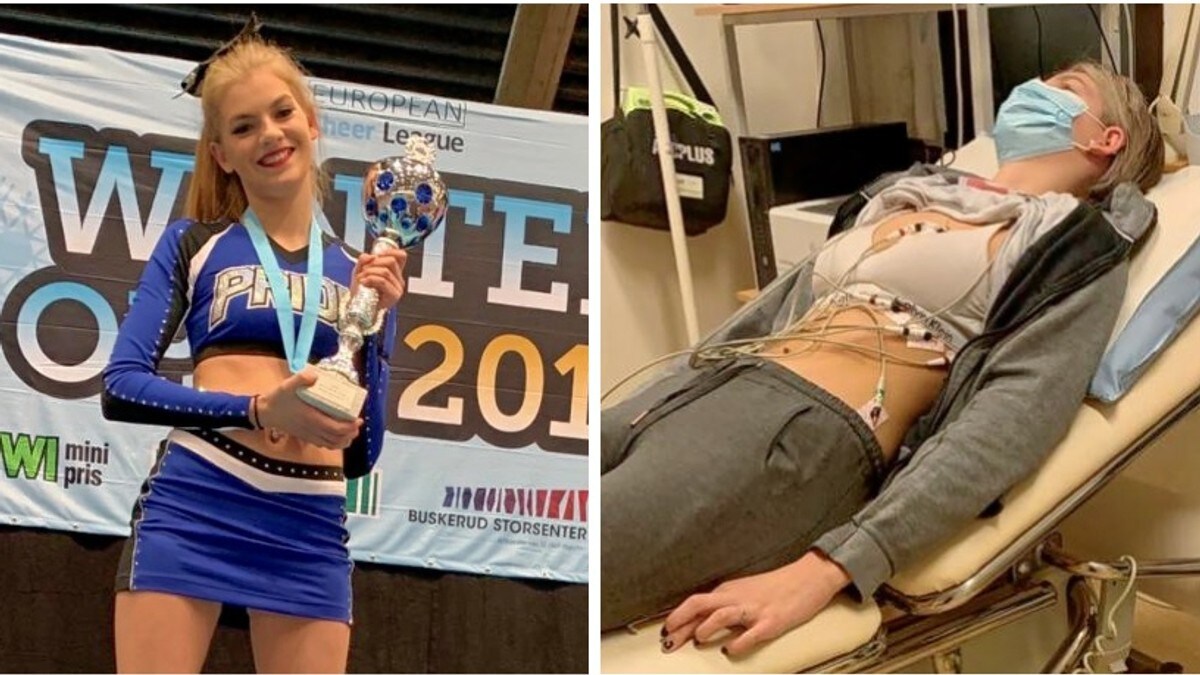 Cheerleader Eline (18) knakk ryggen og fekk kreft: – Eg har slutta å sjå framover