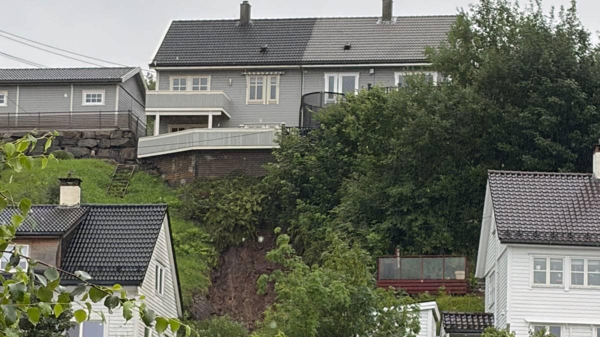 Jordras i Bergen: Fleire hus evakuert