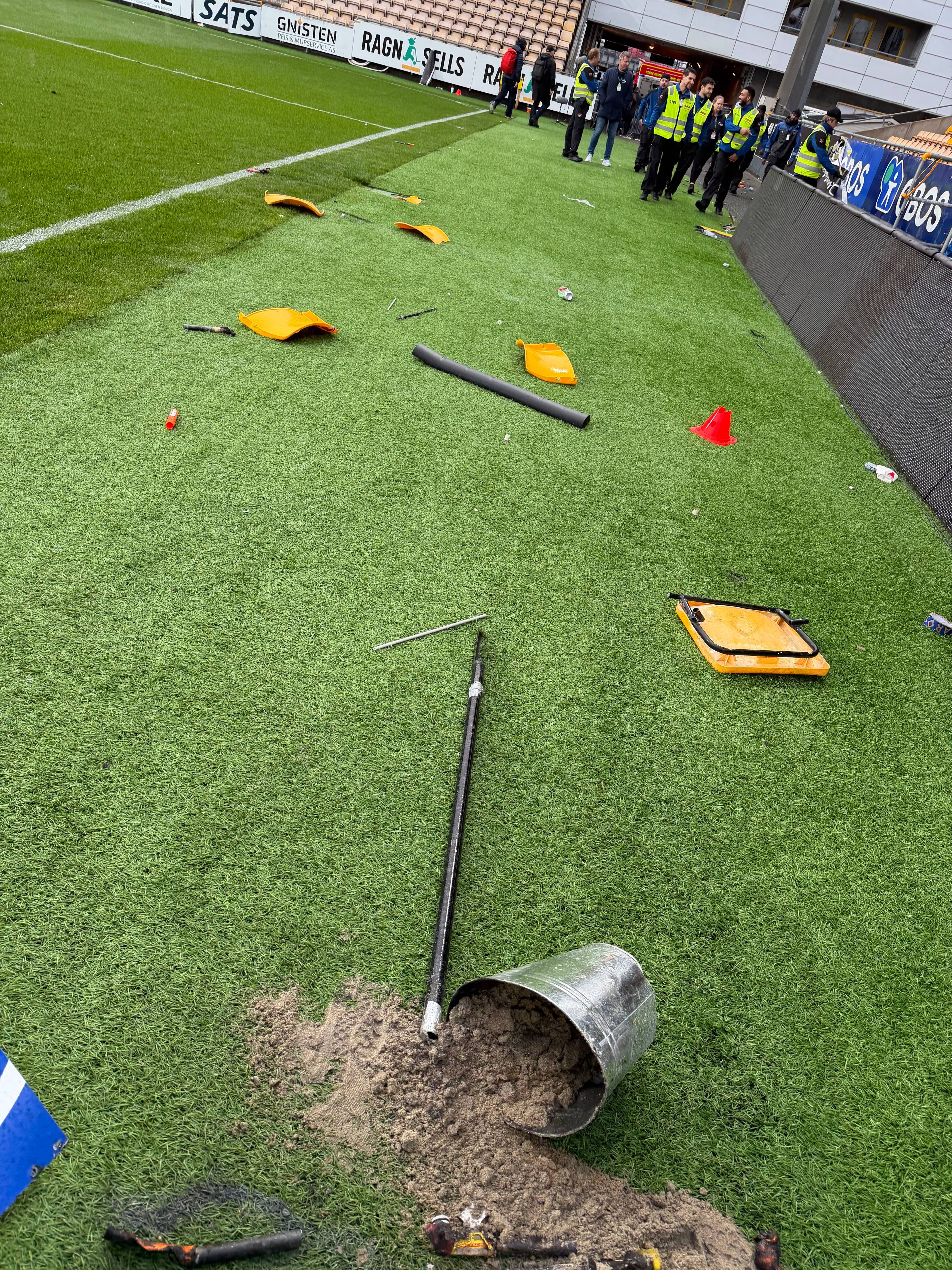 Hærverk etter Lillestrøm-Vålerenga