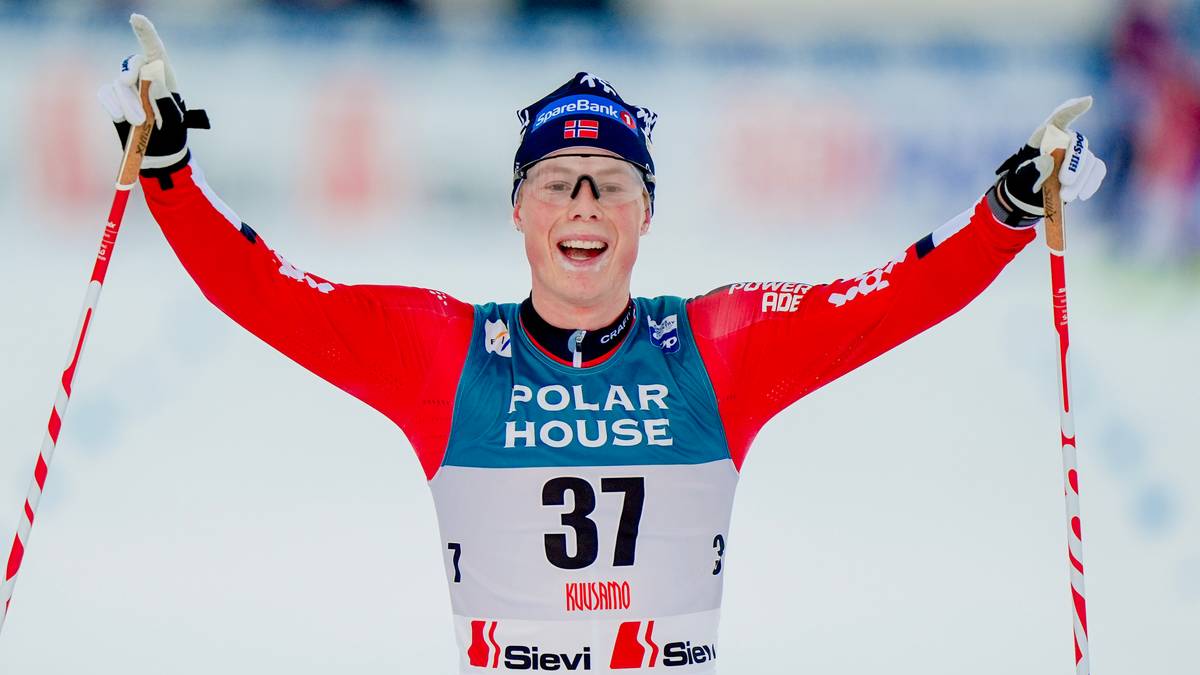 Langrennenes nye stjerneskudd med klar beskjed til svensk skiskytter: – Følg etter meg