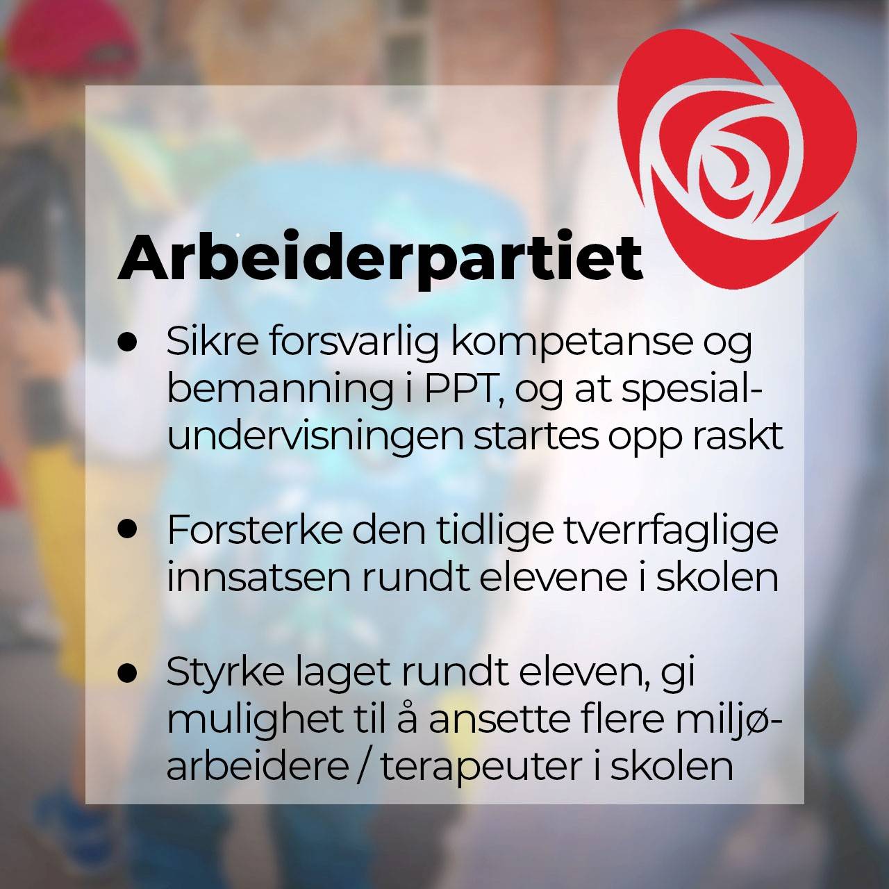 Dette mener Ap om lekser