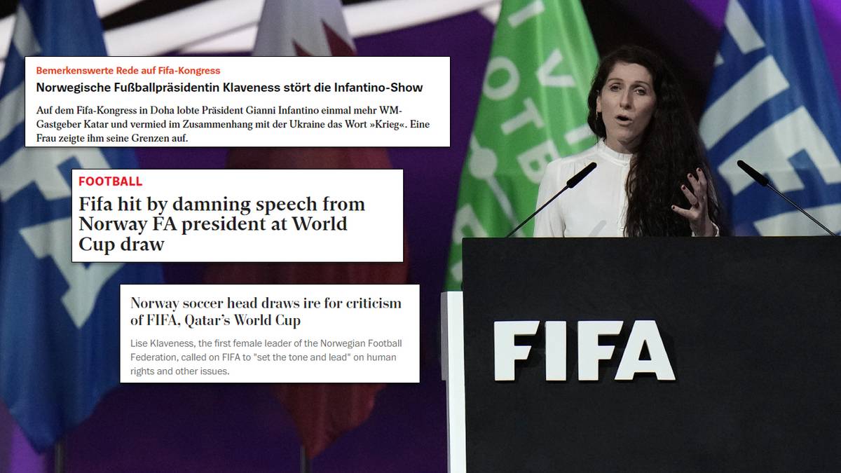 Klaveness’s speech caught the eye – now he hits back at FIFA criticism – NRK Sport – Sports news, results and broadcast schedules