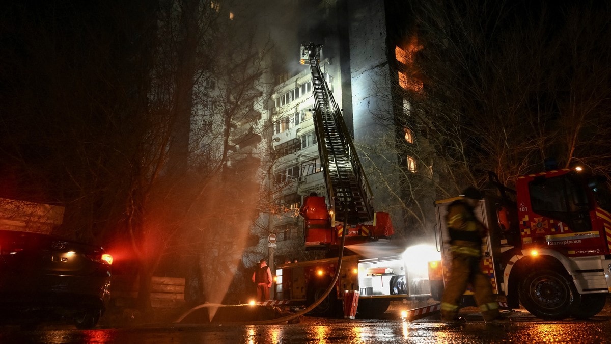 Tre drept i angrep i Ukraina