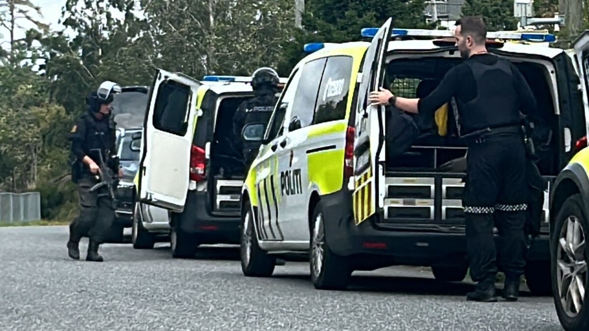 Politi og ambulanse i Fredrikstad