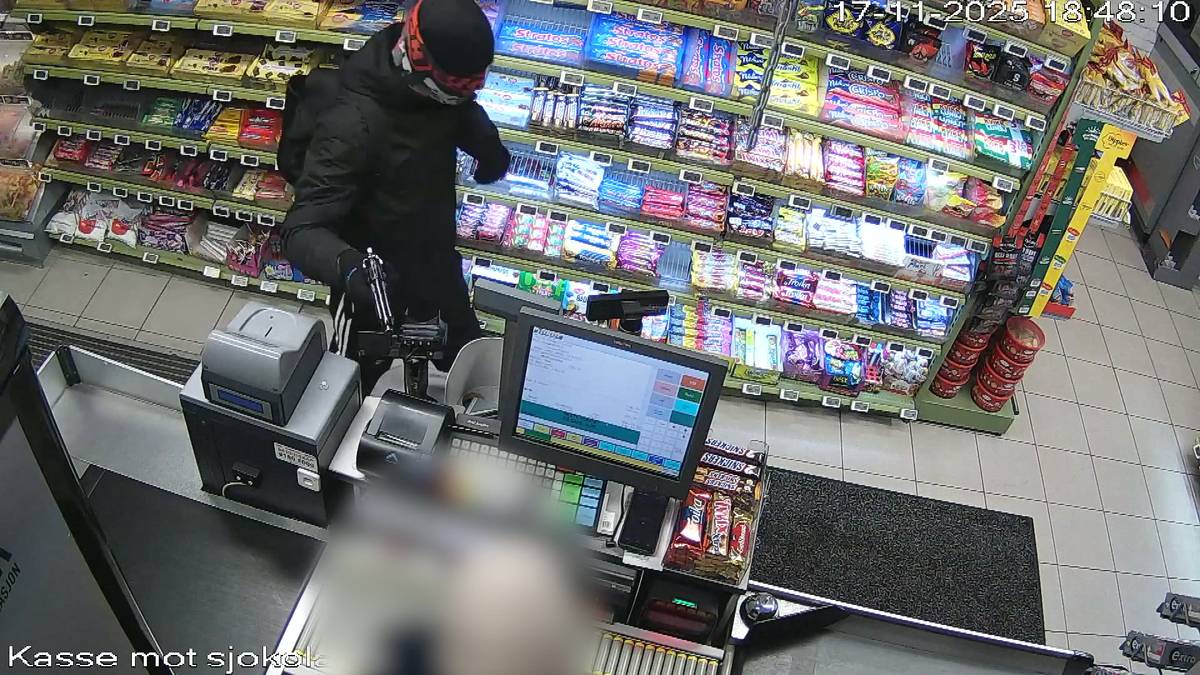Video viser væpnet ran på matbutikk: – Føles ikke trygt