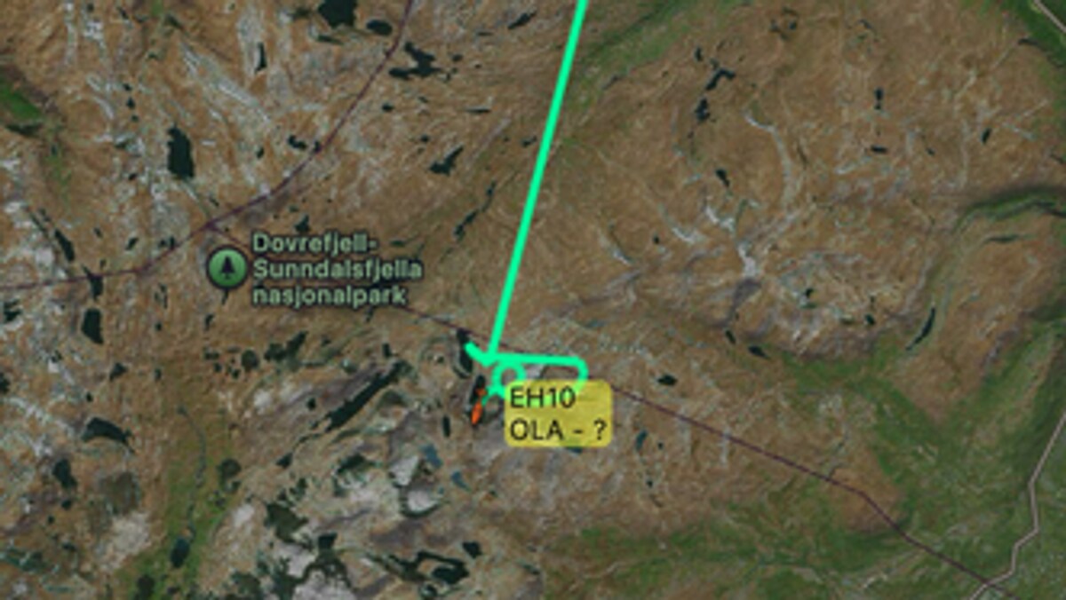 Har startet redningsaksjon ved Snøhetta