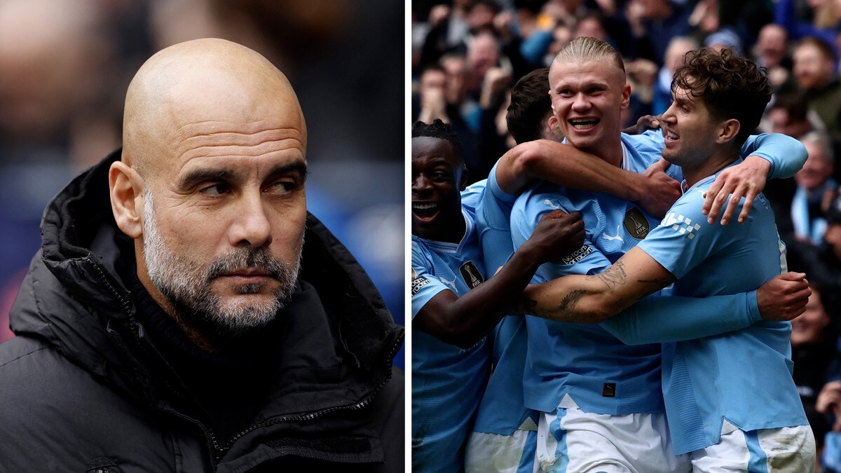 Guardiola med Haaland-kritikk etter måldobbel: – Kroppsspråket hans var ikke bra