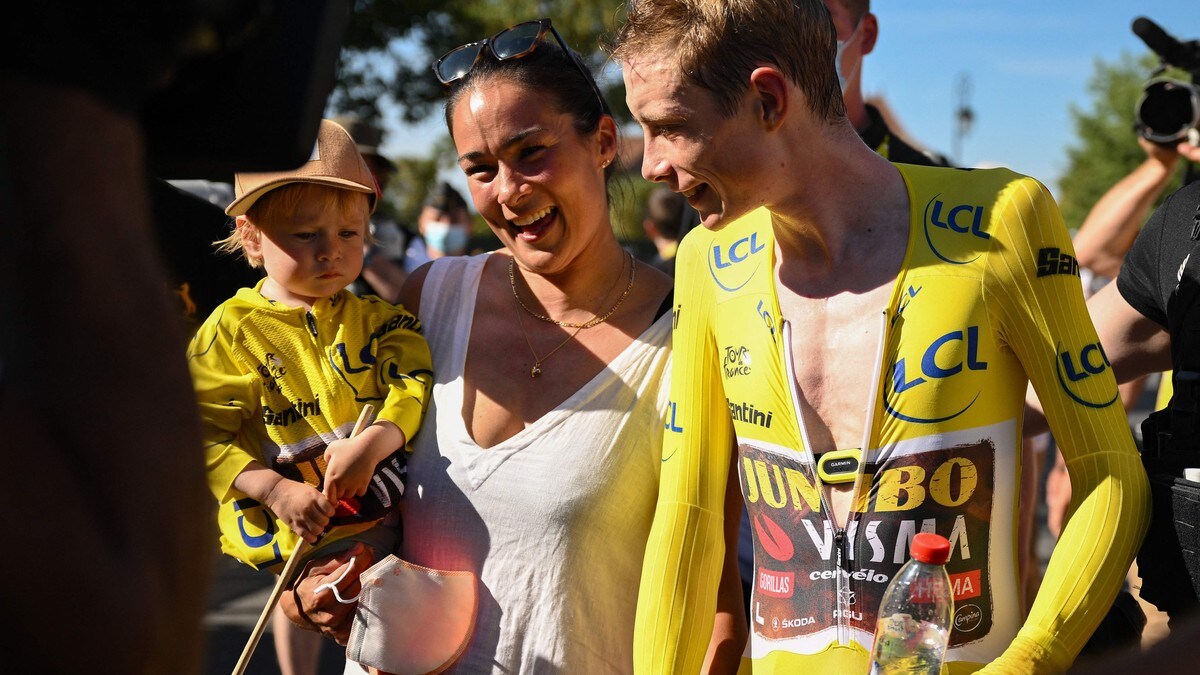 På vei mot dansk seier i Tour de France
