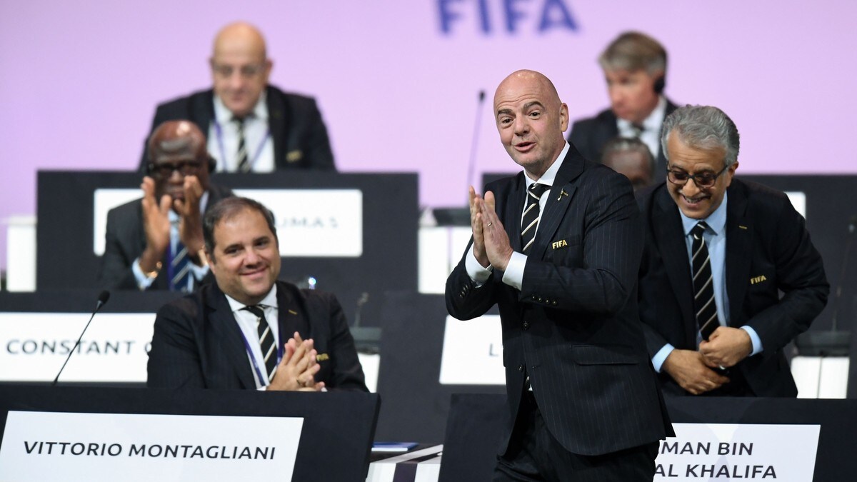 Klaveness fikk ikke viljen sin: Infantino gjenvalgt som Fifa-president uten stemmegivning