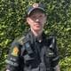 Martin Tangen Schmidt / NRK politimann i uniform