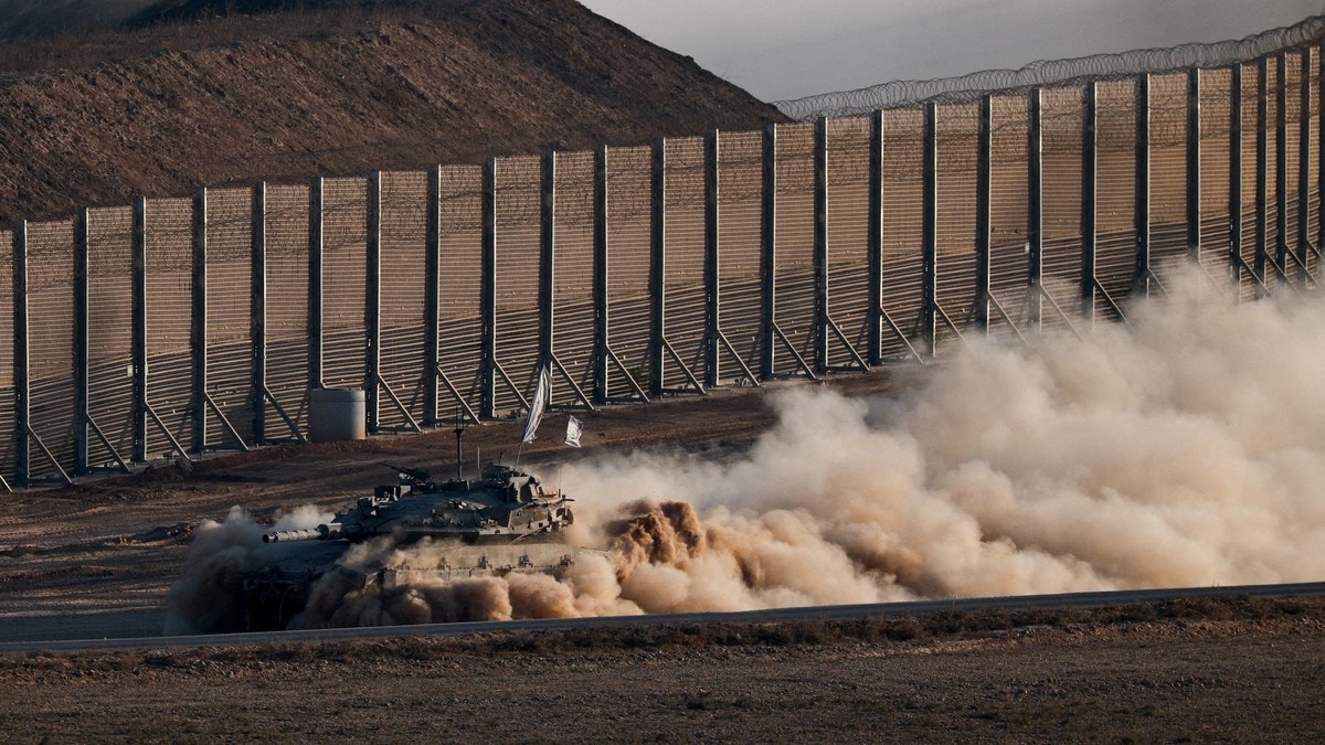 Slik angriper Israel Gaza