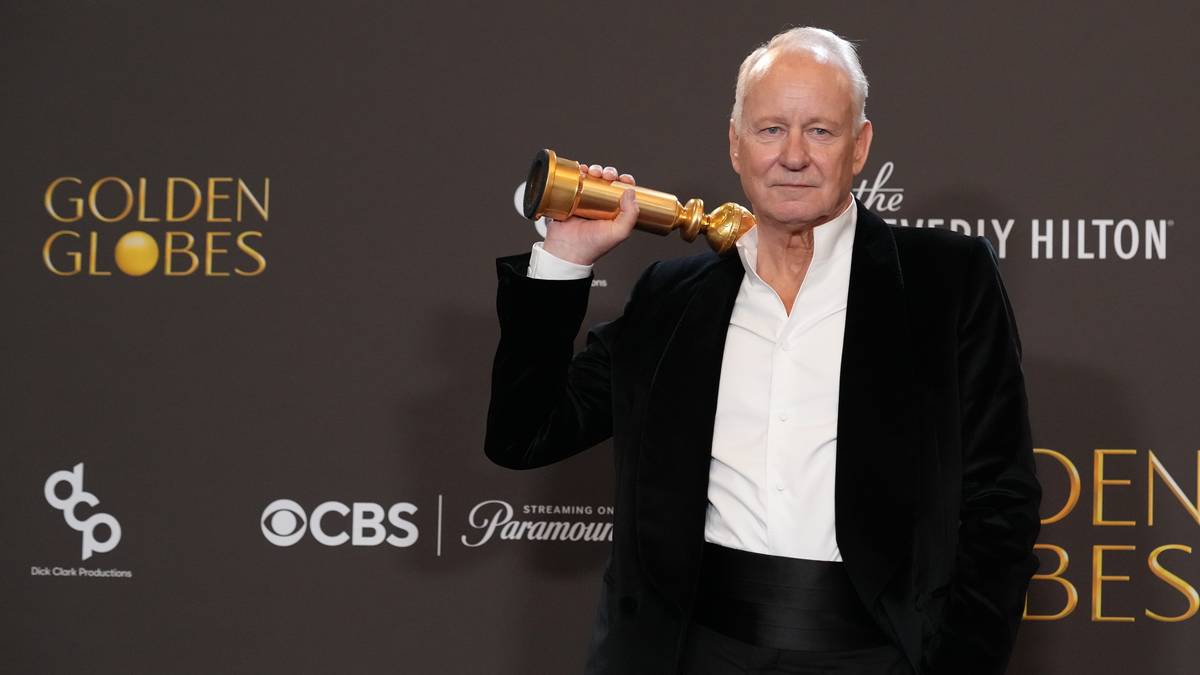 Golden Globe: Pris til Stellan Skarsgård for «Affeksjonsverdi»