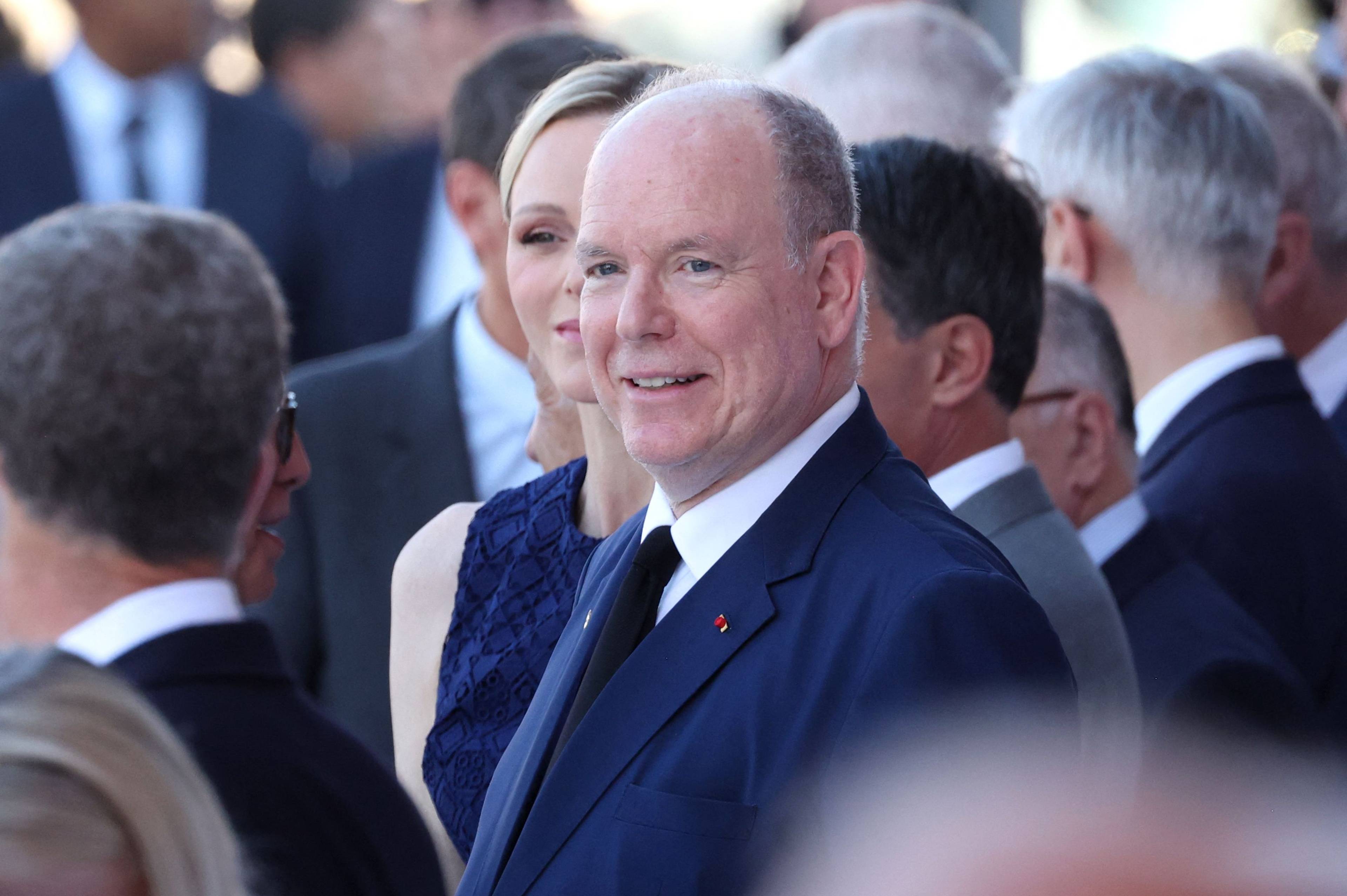 Fyrst Albert II av Monaco fotografert i juli i år