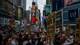Olga Fedorova / AP / NTB en stor demonstrasjon i Times Square i New York