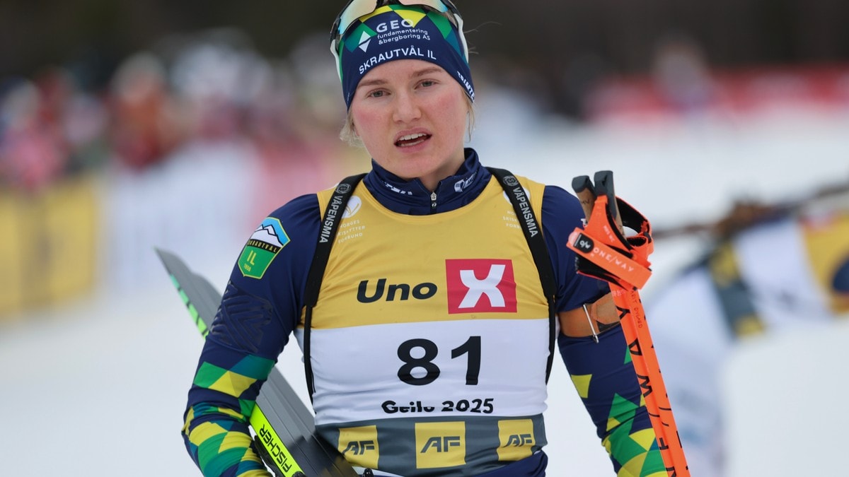 Medisinstudent Marit Øygard overrasker med andreplass i skiskyting