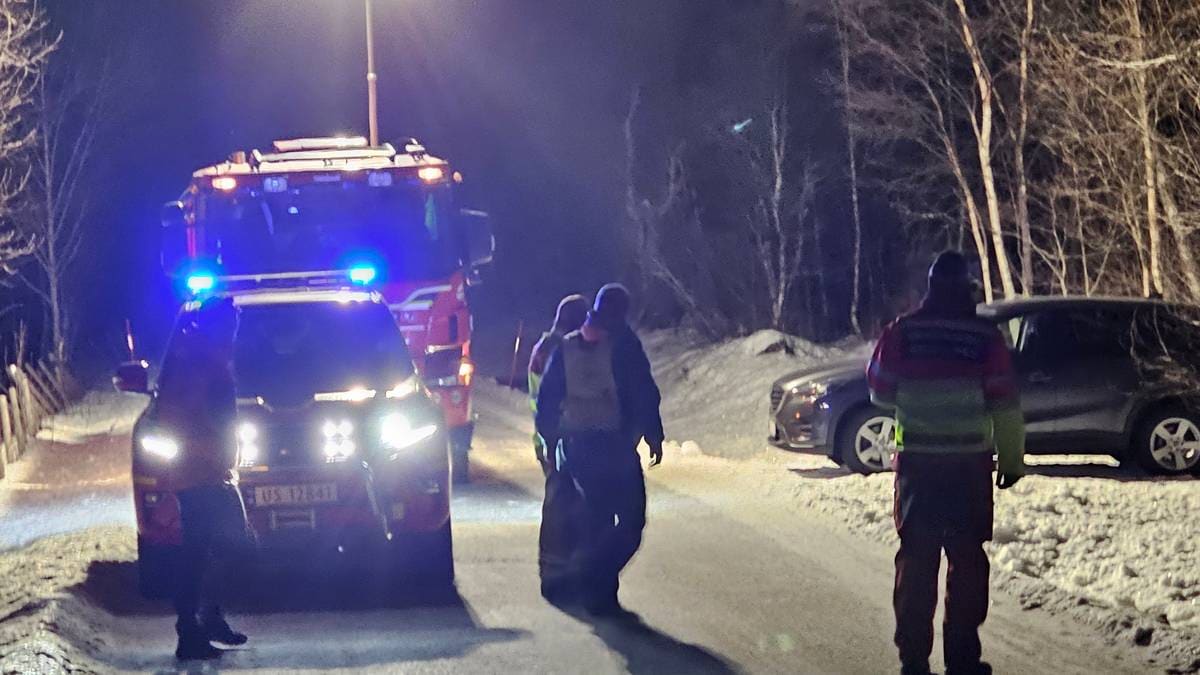 Leiteaksjon etter fjellklatrar i Rauma - HRS og leitemannskap er i aksjon