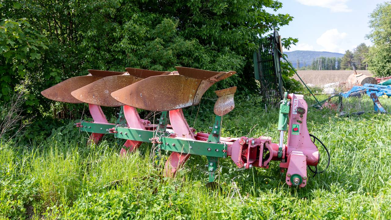 Rusten plog på Nedre Skinnes Gård