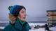 Ung kvinne i Barentsburg, Svalbard.