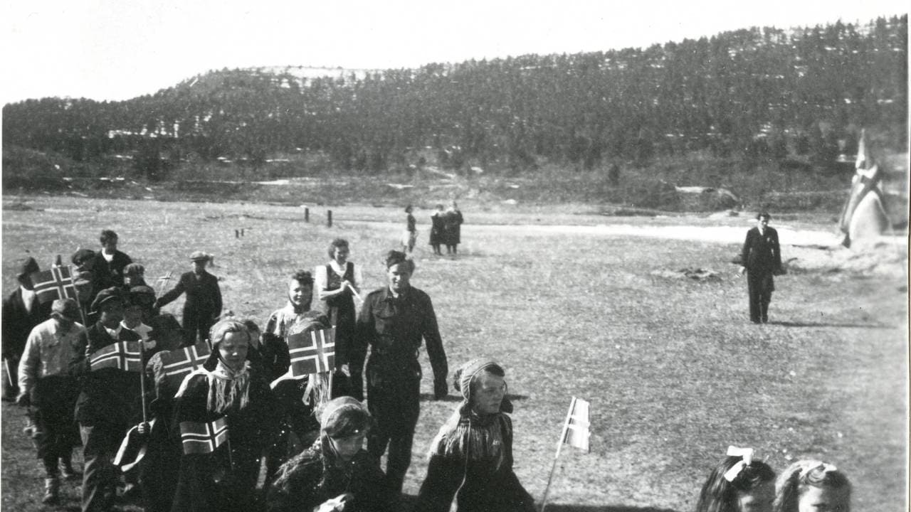 Barnetog i Karasjok, 17. mai 1946