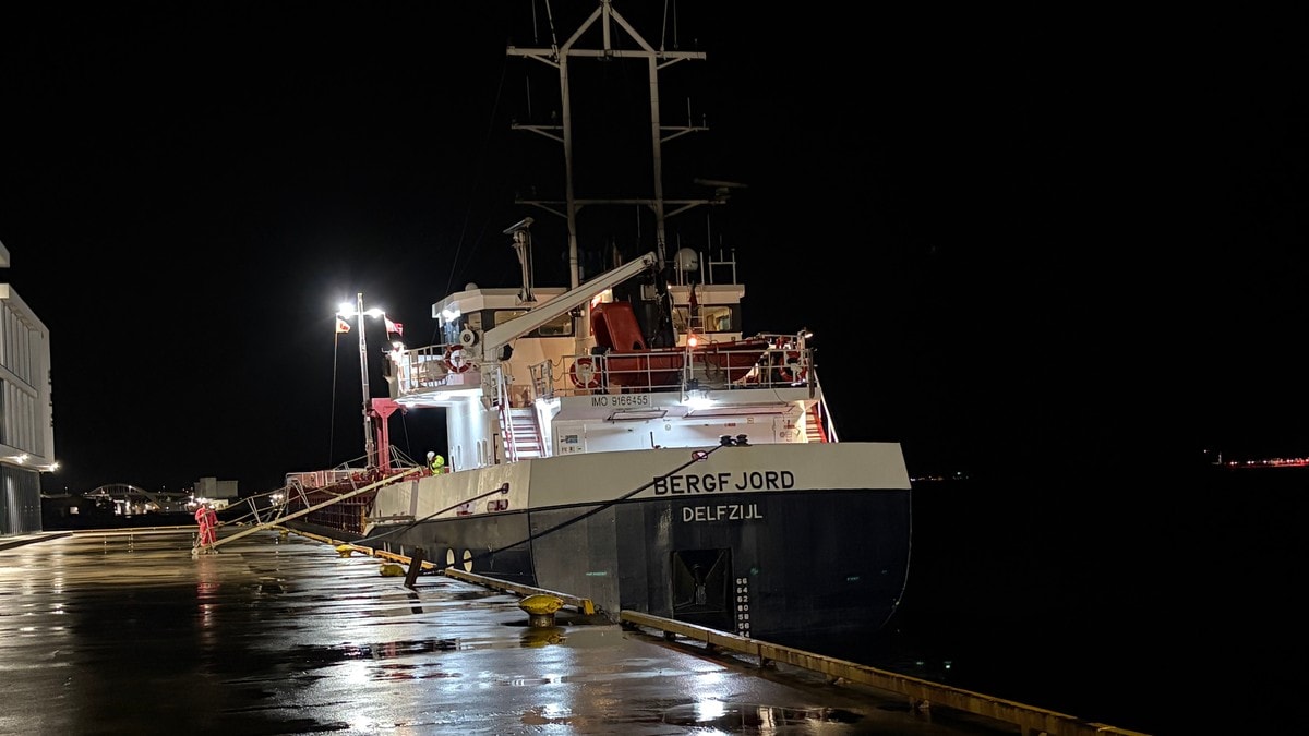 Tre store skip kolliderte ved Ålesund