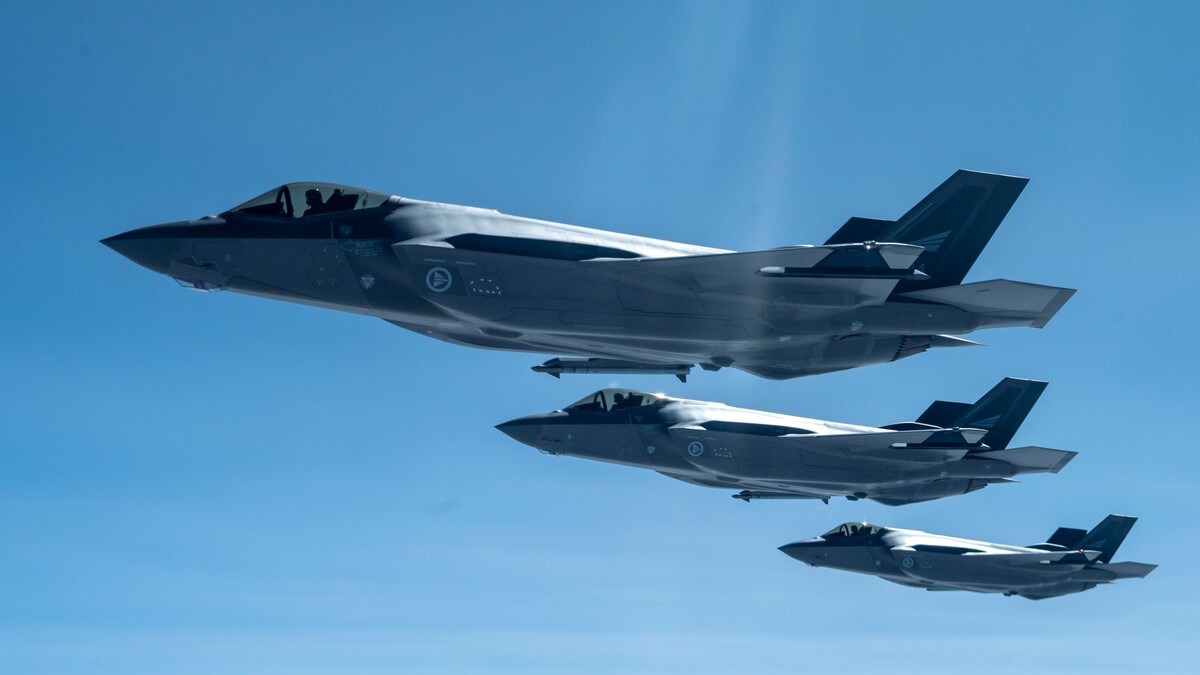 Fire nye F-35-fly har landet på norsk jord