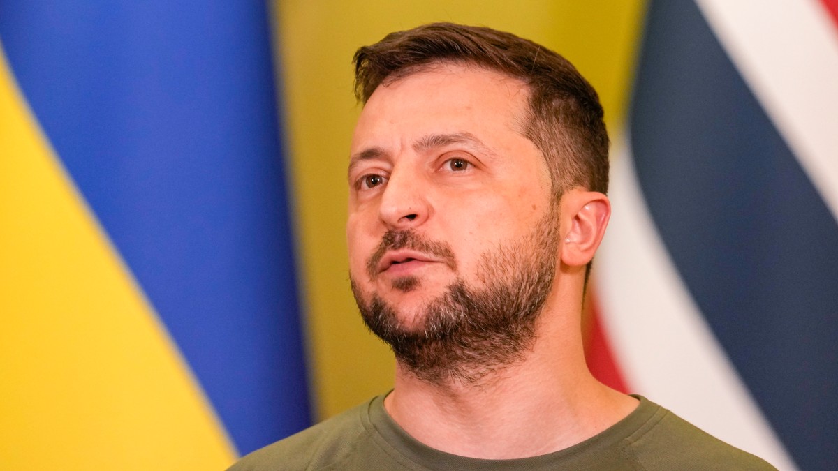 Zelenskyj er i Noreg