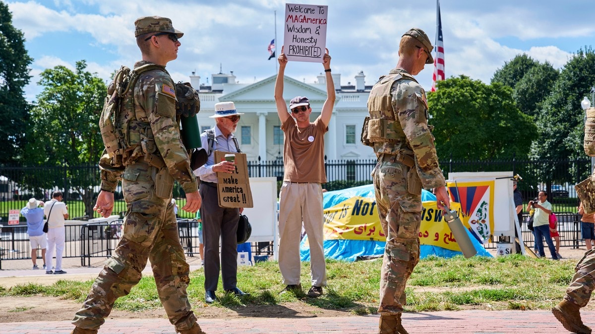 Washington D.C.: Liberal by i sterk kontrast til Trumps politikk