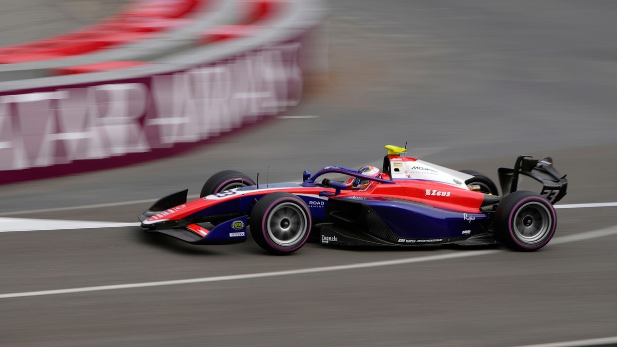 Stenshorne imponerte i Formel 2-debut
