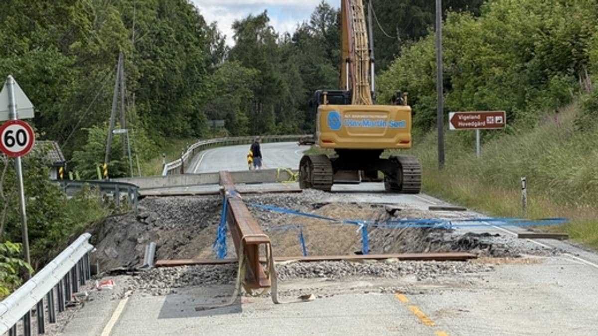 Venneslavegen kan bli stengt noen uker fremover