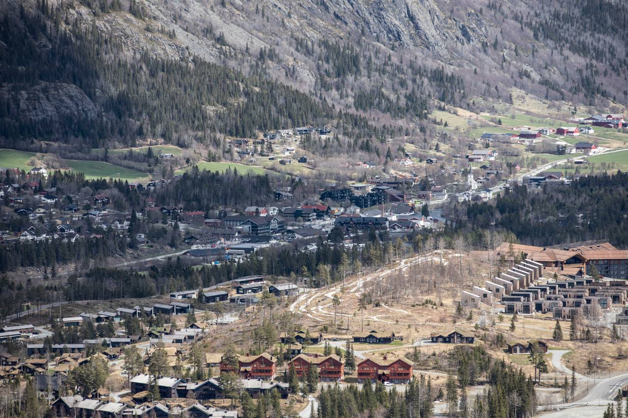Hemsedal, sett fra Holdeskaret.