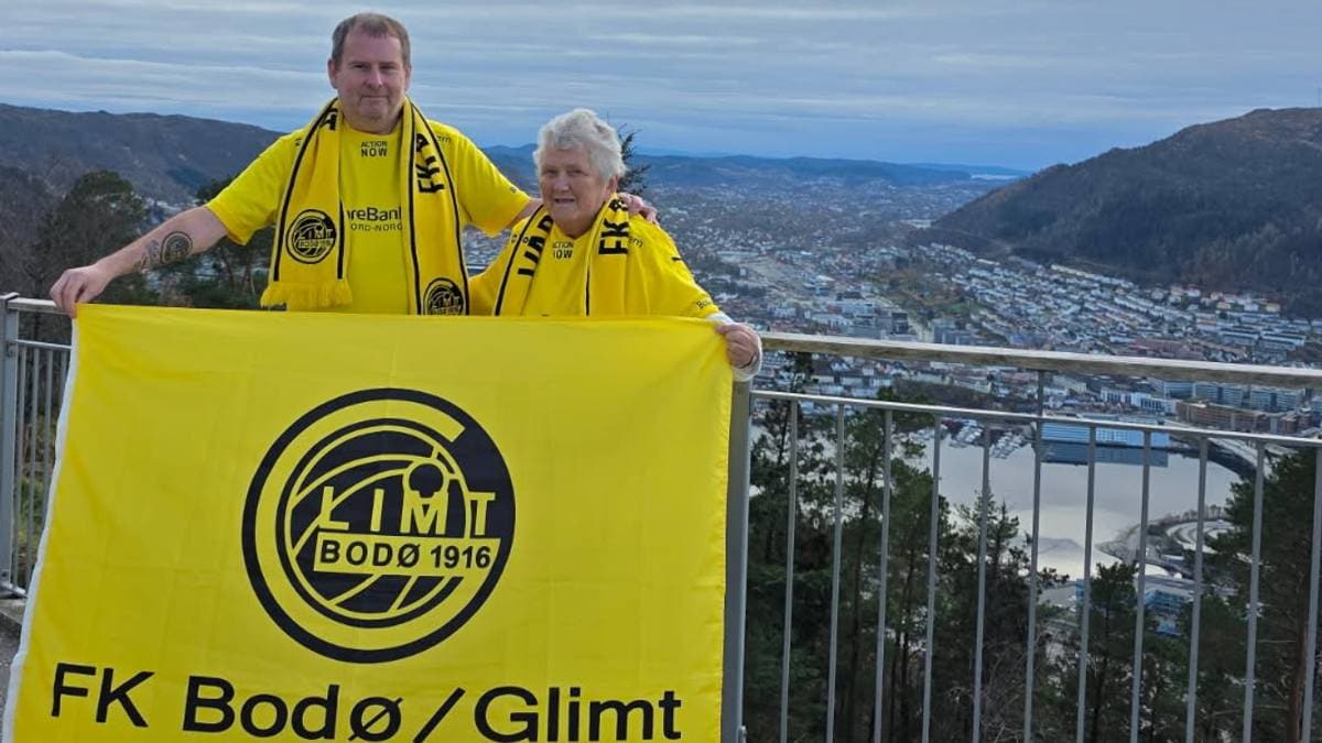 Marit (81) og sønnen har kjørt 150 mil: – Glimt slår Brann 4-1