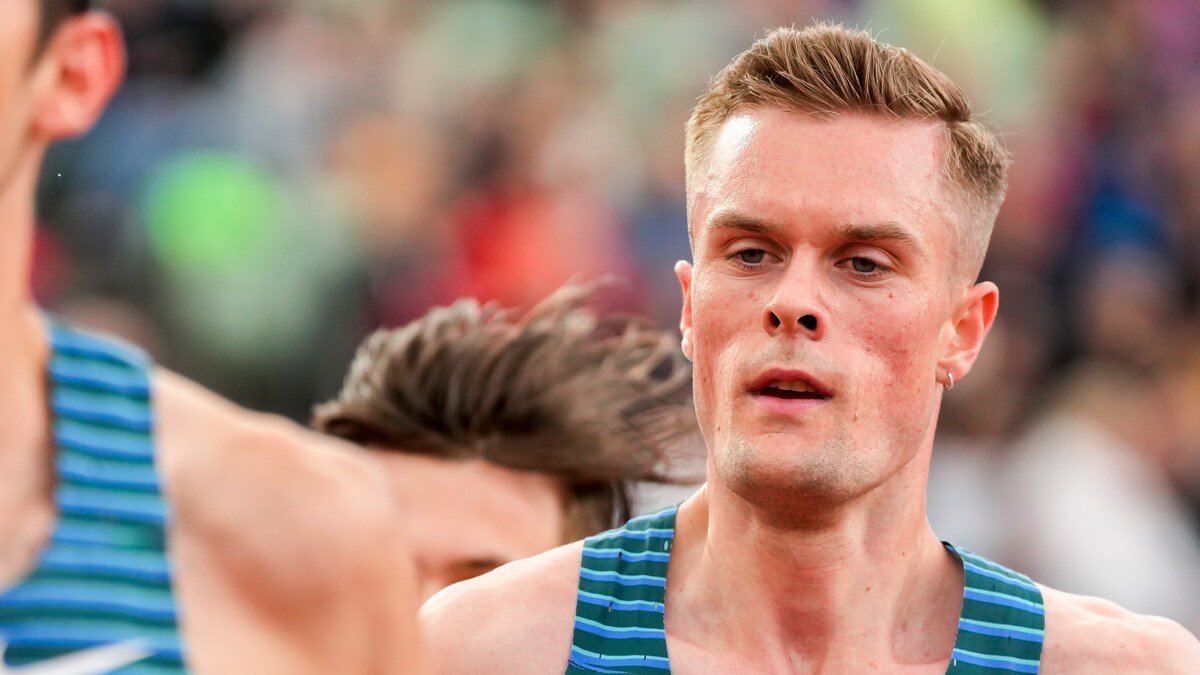 Filip Ingebrigtsen løper 5000 meter i Stocholm
