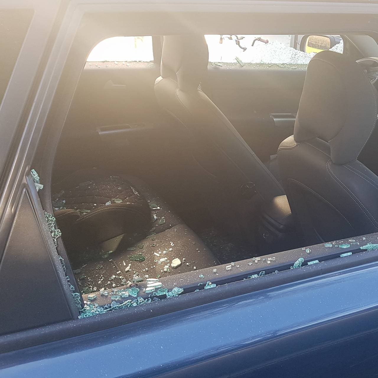 Knuste bilruter i nabolag i Porsgrunn