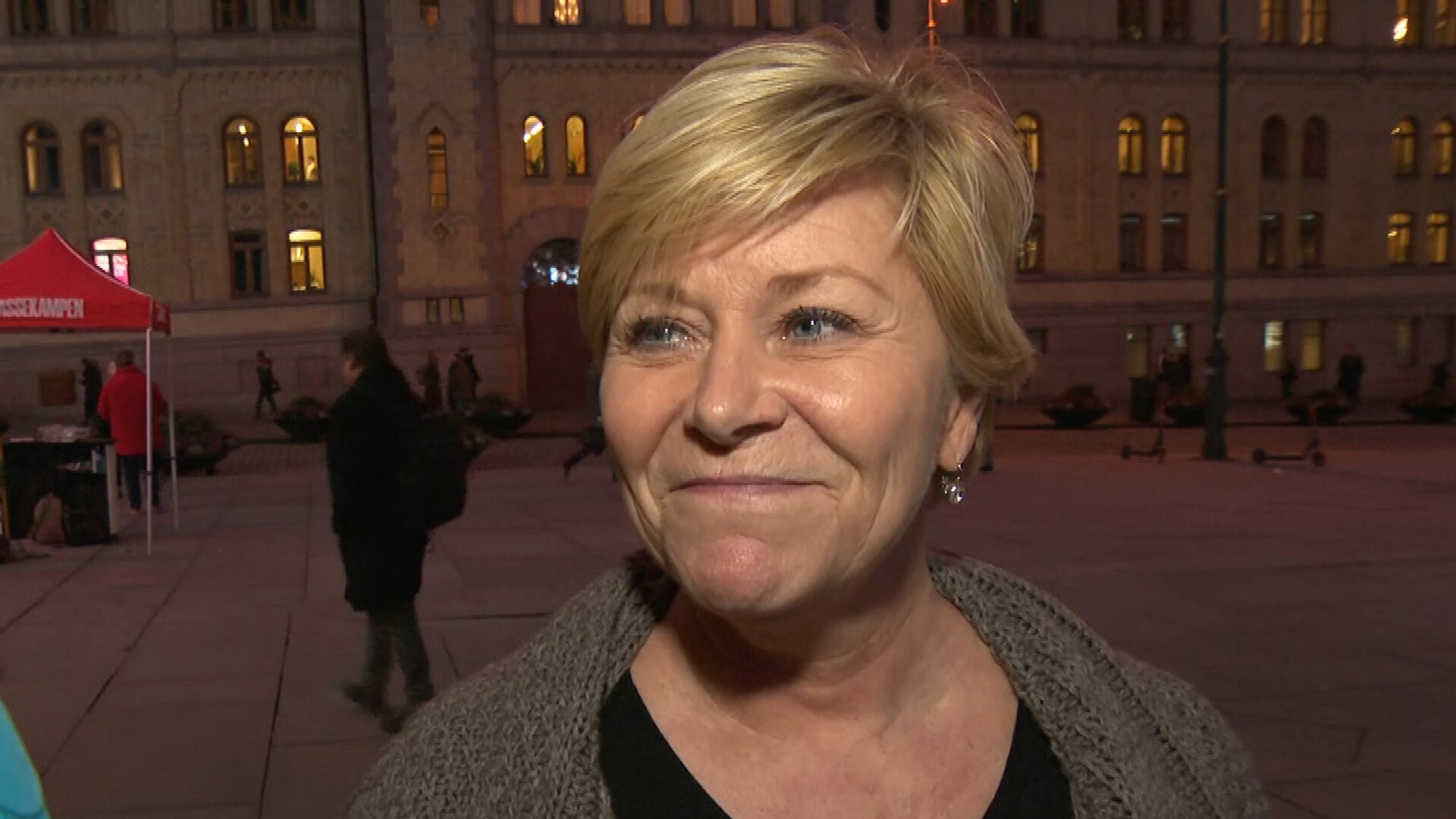 Siv Jensen har pakket kontoret